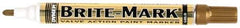 Dykem - Gold Oil-Based Paint Marker - Medium Tip, Oil Based - All Tool & Supply