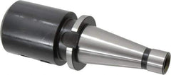 Interstate - NMTB40 Taper Shank 1-1/4" Hole End Mill Holder/Adapter - 2-1/2" Nose Diam, 3-3/4" Projection, 5/8-11 Drawbar - Exact Industrial Supply