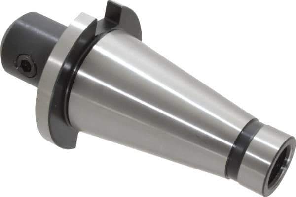 Interstate - NMTB50 Taper Shank 3/4" Hole End Mill Holder/Adapter - 1-3/4" Nose Diam, 2-3/4" Projection, 1-8 Drawbar - Exact Industrial Supply