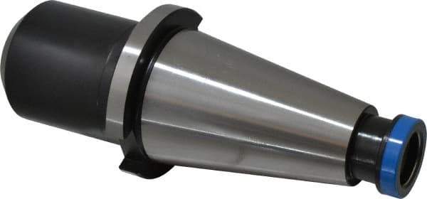 Interstate - NMTB50 Taper Shank 1-1/4" Hole End Mill Holder/Adapter - 2-1/2" Nose Diam, 3-1/2" Projection, 1-8 Drawbar - Exact Industrial Supply