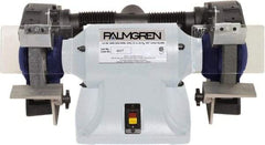 Palmgren - 8" Wheel Diam x 1" Wheel Width, 3/4 hp Grinder - 5/8" Arbor Hole Diam, 1 Phase, 3,450 Max RPM, 120/240 Volts - All Tool & Supply