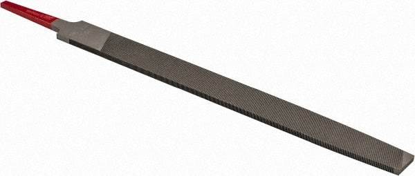 Simonds File - 8" Long, Second Cut, Mill American-Pattern File - Single Cut, Tang - All Tool & Supply