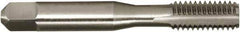 Vermont Tap & Die - 1-1/8 - 12 UNF 2/3/3B 4 Flute Bright Finish High Speed Steel Straight Flute Standard Hand Tap - Bottoming, Right Hand Thread, 5-7/16" OAL, 2-9/16" Thread Length, H4 Limit, Oversize - Exact Industrial Supply