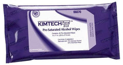 Kimtech - W4 Flat Fold Clean Room/Lab/Critical Task Wipes - Poly Pack, 11" x 9" Sheet Size, White - All Tool & Supply