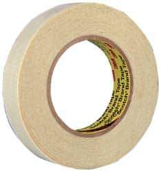 3M - 60 Yd Long x 1-1/2" Wide, Series 361, White Silicone Glass Cloth Tape - 7.5 mil Thick, 182 Lb/In Tensile Strength - All Tool & Supply