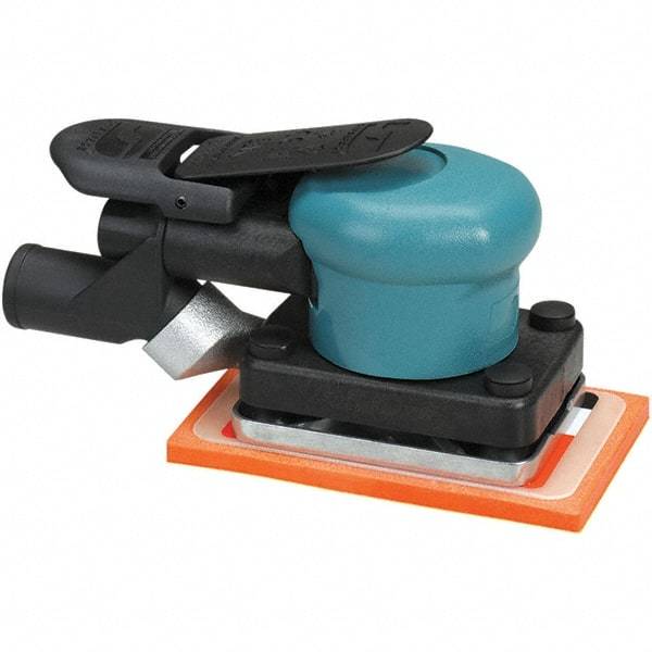 Dynabrade - 13 CFM Air Consumption, Palm Air Orbital Sander - Rectangular Pad, - All Tool & Supply