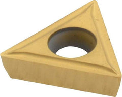 Kennametal - TPGT32.51 LF Grade KC730 Carbide Turning Insert - TiN Finish, 60° Triangle, 3/8" Inscr Circle, 5/32" Thick, 1/64" Corner Radius - All Tool & Supply