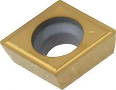 Kennametal - CPGM32.51 Grade KC730 Carbide Turning Insert - TiN Finish, 80° Diamond, 3/8" Inscr Circle, 5/32" Thick, 1/64" Corner Radius - All Tool & Supply