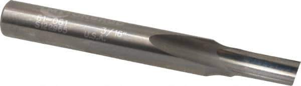 Onsrud - 3/16" Diam, 1/4" Shank Diam, 3/8" Length of Cut, 1 Flute Single Edge Straight Router Bit - 2" Overall Length, Right Hand Cut, Solid Carbide - All Tool & Supply