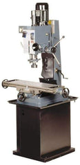 Enco - 1 Phase, 20" Swing, Geared Head Mill Drill Combination - 31-1/2" Table Length x 9-1/2" Table Width, 22" Longitudinal Travel, 7-1/2" Cross Travel, 6 Spindle Speeds, 2 hp, 220 Volts - All Tool & Supply