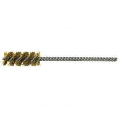 Brush Research Mfg. - 1-1/2" Diam Helical Brass Tube Brush - All Tool & Supply