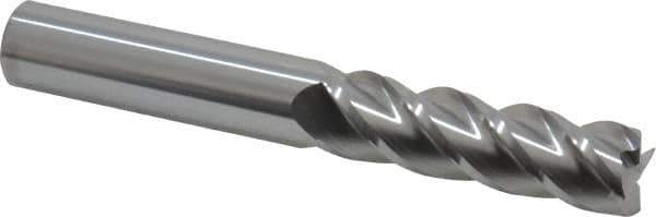 Accupro - 5/8", 4 Flute, Single End, Solid Carbide, 0.01" Corner Radius End Mill - 4-5/8" OAL, 40° Helix, Right Hand Flute, 2-1/8" LOC, Right Hand Cut - All Tool & Supply