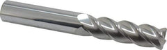 Accupro - 5/8", 4 Flute, Single End, Solid Carbide, 0.06" Corner Radius End Mill - 4-5/8" OAL, 40° Helix, Right Hand Flute, 2-1/8" LOC, Right Hand Cut - All Tool & Supply