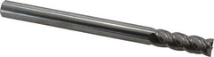 Accupro - 1/2", 4 Flute, Single End, Solid Carbide, 0.01" Corner Radius End Mill - 6" OAL, 40° Helix, Right Hand Flute, 1-1/2" LOC, Right Hand Cut - All Tool & Supply