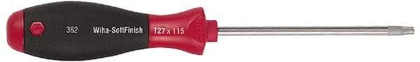 Wiha - T7 Torx Driver - 2.4" Blade Length, Ergonomic Handle - All Tool & Supply