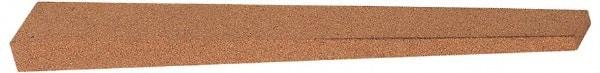 Norton - 4" Long x 1/2" Wide x 1/4" Thick, Aluminum Oxide Sharpening Stone - Taper, Fine Grade - All Tool & Supply