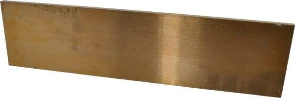 Value Collection - 1/4 Inch Thick x 3 Inch Wide x 12 Inch Long, Ground Bearing Bronze Rectangular Bar - Alloy SAE 660 (CDA 932) - All Tool & Supply