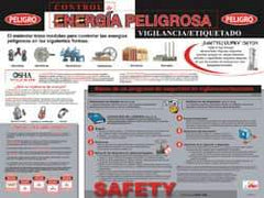 NMC - 24" Wide x 18" High Laminated Paper Lockout Information Poster - Spanish - All Tool & Supply