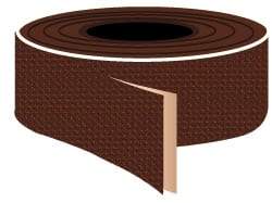 NMC - Brown Solid Color Anti-Slip Vinyl Tape - 6" Wide x 60' Long x 0.02" Thick, General Traffic - All Tool & Supply