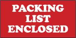 NMC - Packing List Enclosed Shipping Label - 1-3/8" High x 3" Wide - All Tool & Supply