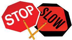 NMC - "Stop", 18" Wide x 18" High, Aluminum Stop & Yield Signs - Octagon, Handheld Mount - All Tool & Supply