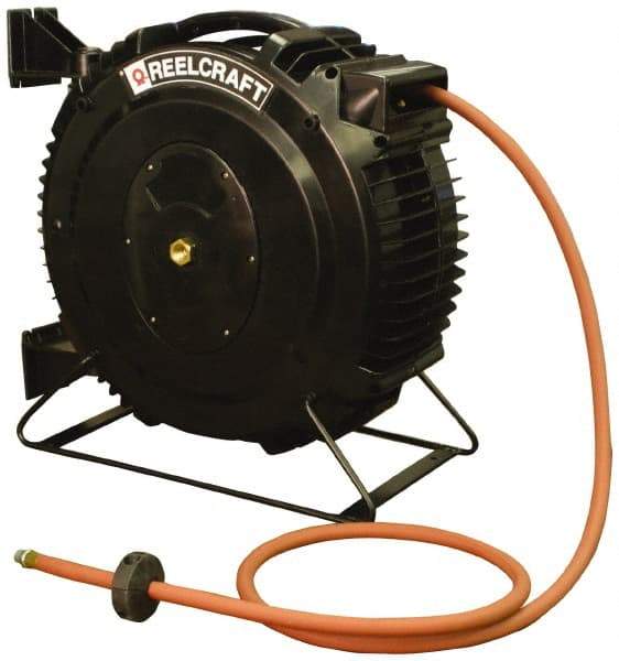 Reelcraft - 66' Spring Retractable Hose Reel - 232 psi, Hose Included - All Tool & Supply