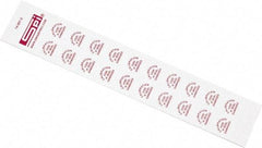 SPI - Inspection Label - Legend: Calibration Void If Seal Damaged, English, Red & White, No Coating - All Tool & Supply