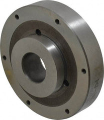 Buck Chuck Company - Adapter Back Plate for 6" Diam Self Centering Lathe Chucks - D1-4 Mount, 1-1/2" Through Hole Diam, 3.109mm ID, 5.88" OD, 1.166" Flange Height, Steel - All Tool & Supply