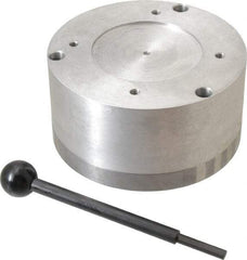 Suburban Tool - Standard Pole Round Permanent Magnetic Rotary Chuck - 5-1/2" Wide x 3" High, Ceramic - All Tool & Supply