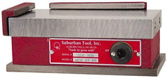 Suburban Tool - Standard Pole Rectangular Permanent Magnetic Block Chuck - 12-1/2" Long x 6" Wide x 2-5/8" High, Ceramic - All Tool & Supply