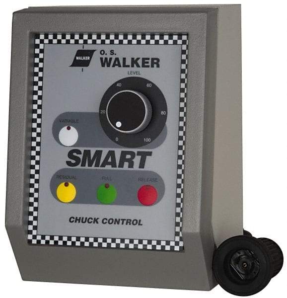 Walker - 150 W, 110 V Electromagnetic Chuck Variable Power Control - Automatic Release, 115 V, DC Max Output Voltage - All Tool & Supply