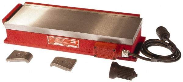 Suburban Tool - 16-1/2" Long x 12" Wide x 3-1/4" High, 135 Watts, Rectangular, Electromagnetic Chuck - 1/8" Pole Width, Longitudinal Pole Alignment - All Tool & Supply