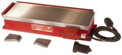 Suburban Tool - 36-1/2" Long x 10" Wide x 3-1/2" High, 350 Watts, Rectangular, Electromagnetic Chuck - 1/8" Pole Width, Transvere Pole Alignment - All Tool & Supply