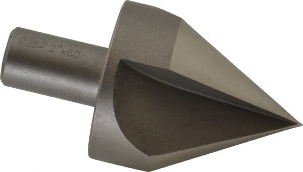 Keo - 2" Head Diam, 3/4" Shank Diam, 3 Flute 60° High Speed Steel Countersink - All Tool & Supply