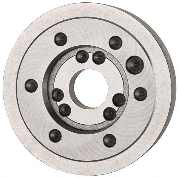 Bison - Adapter Back Plate for 12-1/2" Diam Independent & Self Centering Lathe Chucks - A1/A2-6 Mount, 4.06" Through Hole Diam, 4.19mm ID, 12.52" OD, 1.3" Flange Height - All Tool & Supply