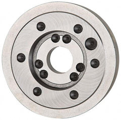 Bison - Adapter Back Plate for 6-1/4" Diam Independent & Self Centering Lathe Chucks - A1/A2-5 Mount, 3.13" Through Hole Diam, 3-1/4" ID, 6.4" OD, 1" Flange Height - All Tool & Supply