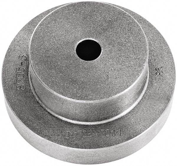 Bison - Adapter Back Plate for 10" Diam Self Centering Lathe Chucks - 1.57" Through Hole Diam, 4.53mm ID, 10.24" OD, 1.26" Flange Height, Cast Iron - All Tool & Supply