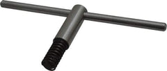 Bison - 6, 8" Chuck Diam Compatibility, Lathe Chuck Key - Compatible with 3-Jaw Chucks, 4-Jaw Chucks, 6-Jaw Chucks, Self Ejecting, 3-15/16" Body Length, 0.4331" Actual Key Square Size - All Tool & Supply