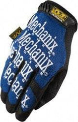 Mechanix Wear - Size XL (11) Synthetic Leather General Protection Work Gloves - For Mechanic's & Lifting, Uncoated, Hook & Loop Cuff, Full Fingered, Blue, Paired - All Tool & Supply