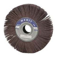 Merit Abrasives - 10" Diam, 80 Grit Aluminum Oxide Unmounted Flap Wheel - 1-3/4" Hole, 2" Wide, Coated, Medium Grade, 4,000 Max RPM , Cloth Backing - All Tool & Supply