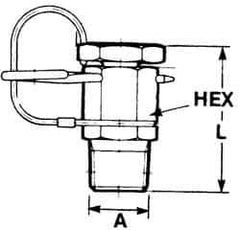 Voss - 1/8 Thread, 6,000 Max psi, NPT and BSPT - 26mm Long, Pressure Tests - All Tool & Supply