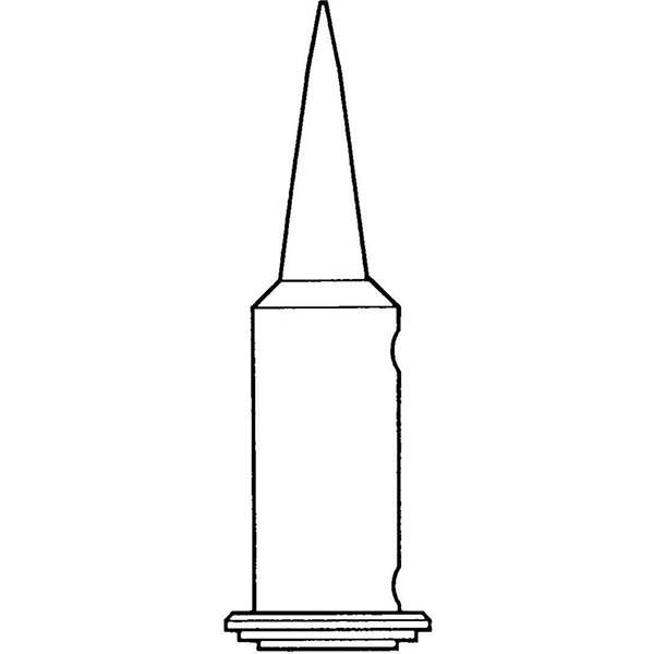 Weller - Soldering Iron Tips; Type: Chisel Tip ; Tip Diameter: 0.790 (Inch); Tip Diameter: 0.790 (mm) - Exact Industrial Supply