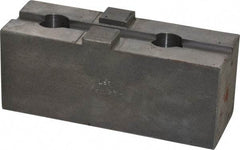 H & R Manufacturing - 18 to 21" Chuck Capacity, Tongue & Groove Attachment, Square Soft Lathe Chuck Jaw - Steel, 3" Btw Mount Hole Ctrs, 5-5/8" Long x 2" Wide x 2-5/16" High, 1/2" Groove - All Tool & Supply