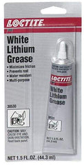 Loctite - 1.5 oz Cartridge Lithium General Purpose Grease - White, 380°F Max Temp, - All Tool & Supply