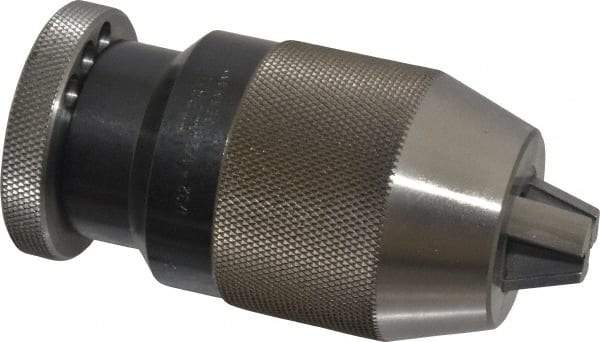 Albrecht - JT2, 1/32 to 1/2" Capacity, Steel Tapered Mount Drill Chuck - Keyless, 2" Sleeve Diam, 3.56" Open Length - Exact Industrial Supply