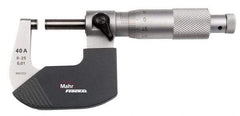 Mahr - 2 to 3" Range, 0.0001" Graduation, Mechanical Outside Micrometer - Ratchet Stop Thimble, Accurate to 0.0002" - All Tool & Supply