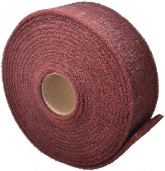 3M - 30' Long x 4" Wide Nonwoven Roll - Very Fine Grade, Purple, Aluminum Oxide - All Tool & Supply