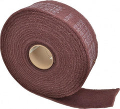 3M - 30' Long x 4" Wide Nonwoven Roll - Very Fine Grade, Purple, Aluminum Oxide - All Tool & Supply