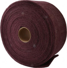 3M - 30' Long x 6" Wide Nonwoven Roll - Very Fine Grade, Purple, Aluminum Oxide - All Tool & Supply