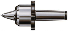 Rohm - MT6 Taper Shank, 4.61" Head Diam Live Center - 4,800 Max RPM, 4.1" Head Length, 2.28" Point Diam, 3.032" Point Len, 6,600 Lb Max Workpc, 14.27" OAL, Long Point - All Tool & Supply